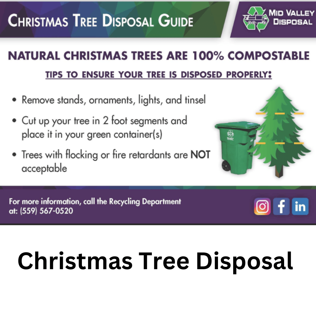 Christmas Tree Disposal Flyer