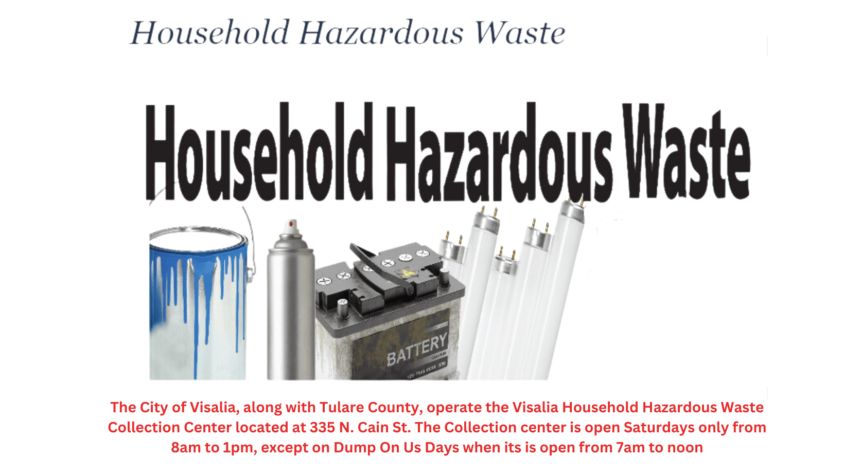 Household Hazardous Waste